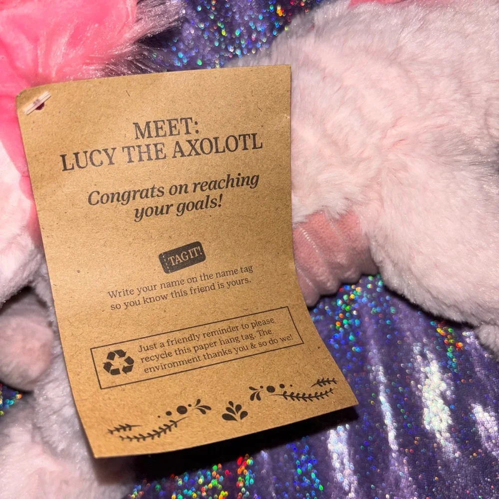 Lucy The Axolotl Girl Scout Plush By Little Brownie